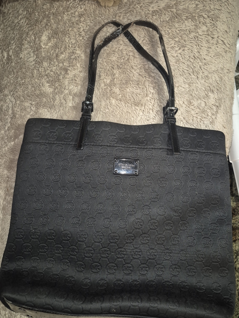 Michael Kors Black Signature Tote Bag